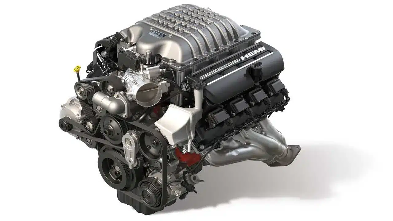 6.2 HEMI V8 Hellcat Redeye engine